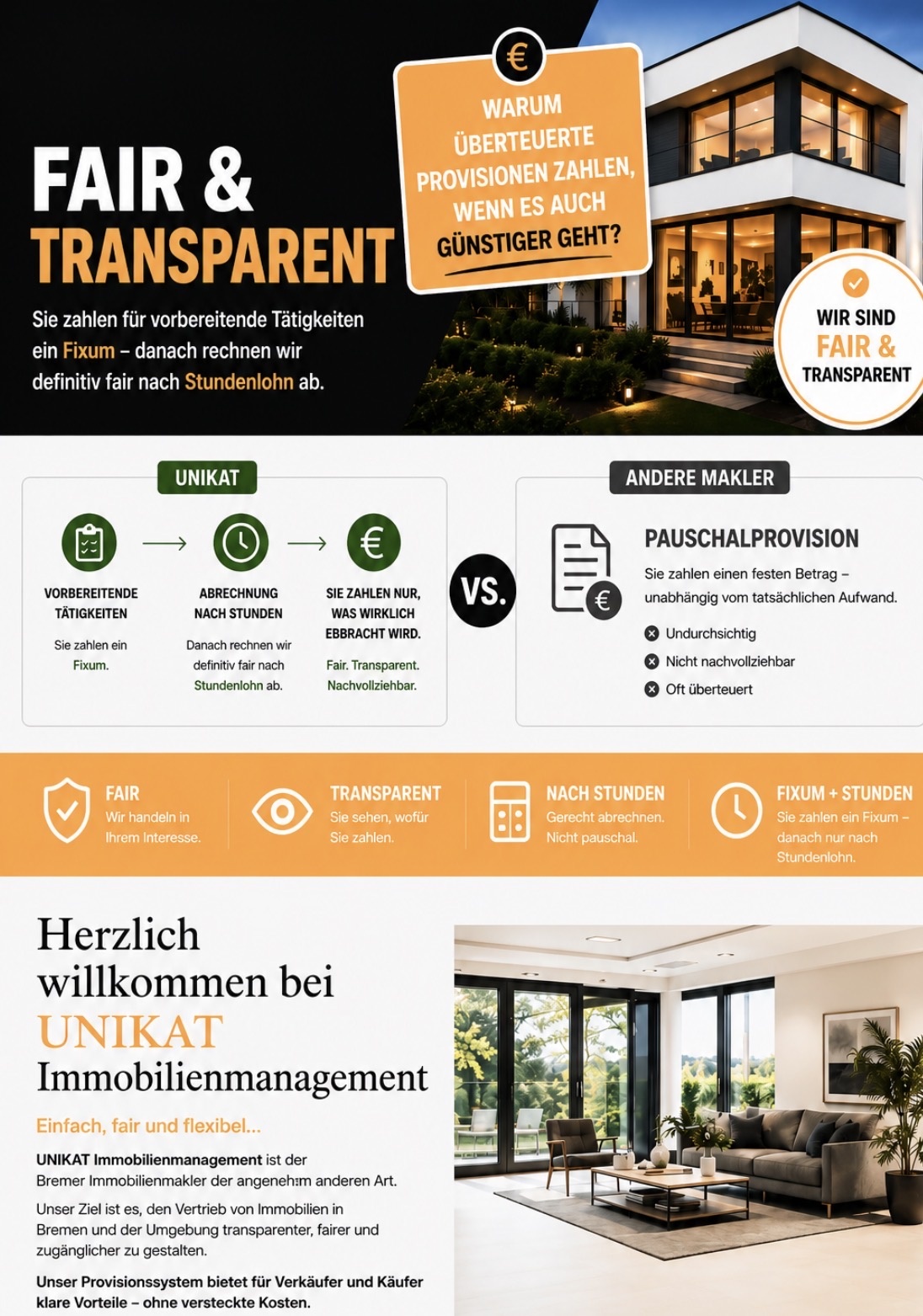 Unikat Immobilienmanagement- Ein Unternehmen der "Harms Immobilien Company GmbH" Unikat Immobilienmanagement- Ein Unternehmen der "Harms Immobilien Company GmbH"